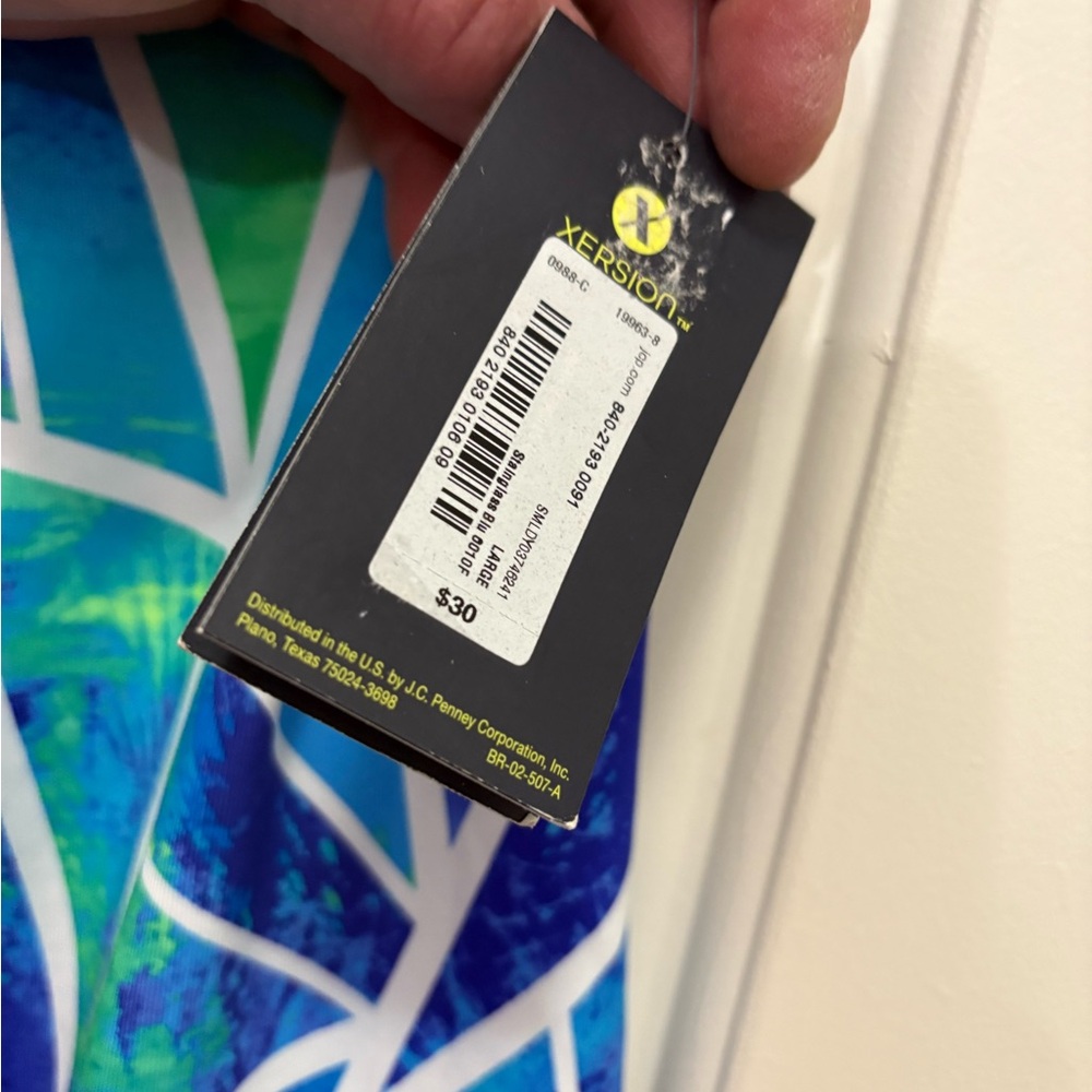 Xersion Blue Activewear Top - Picture 8 of 9